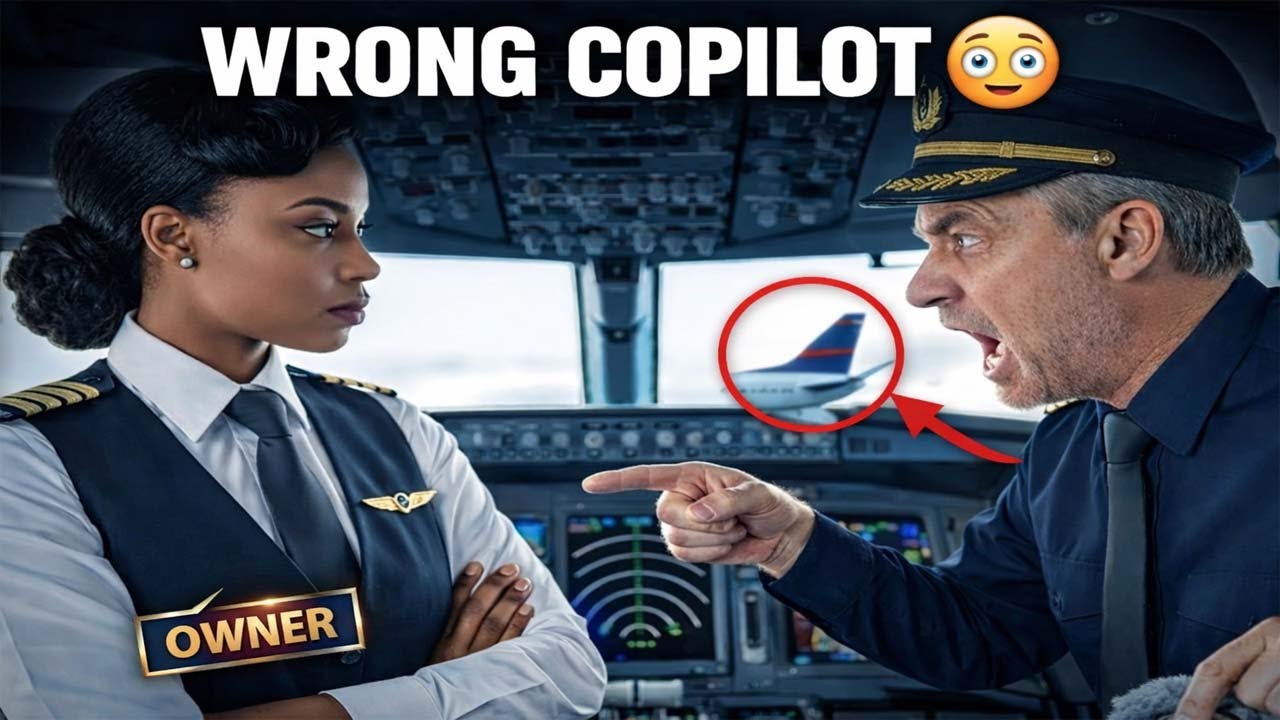 Pilot Refuses to Fly with Black Copilot — Turns Pale When She Reveals She Owns the Aircraft 😳✈️