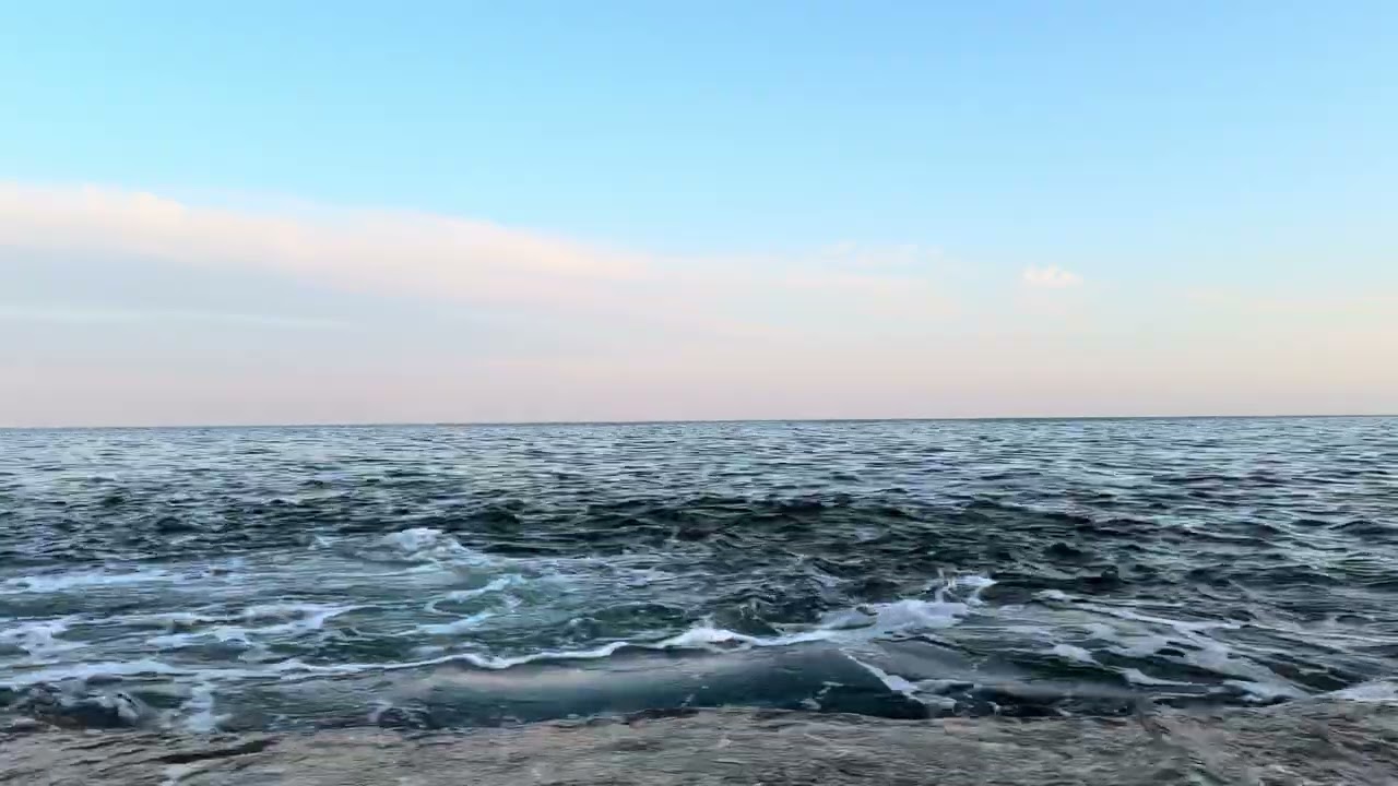 Calm Sea Waves for Sleep 🌊 8 Hours Relaxing Sea Sounds (NO MUSIC)