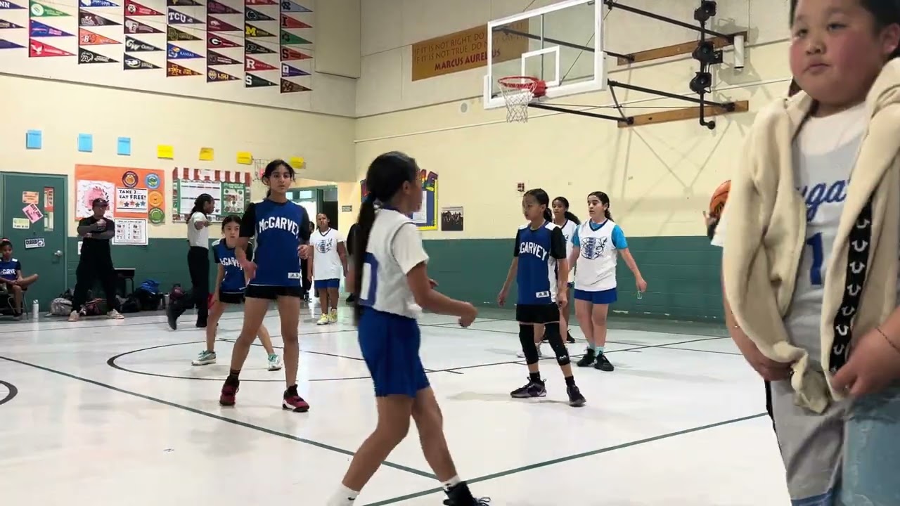 5th/6th grade MacGarvey girls vs Raymond Case Basketball game 🏀🏀⛹️‍♀️part 1