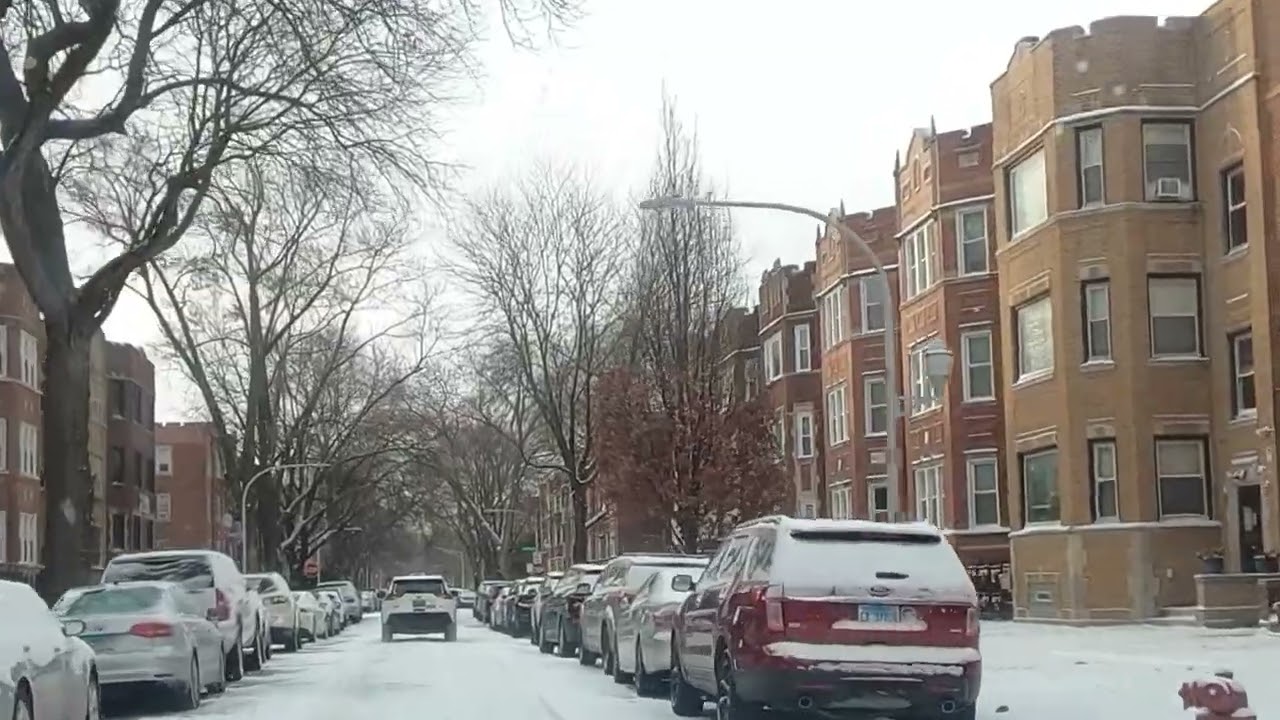 Chicago POV Drive Snowy Day South Shore #chicago #pov #driving #winter #travel #explore #asmr