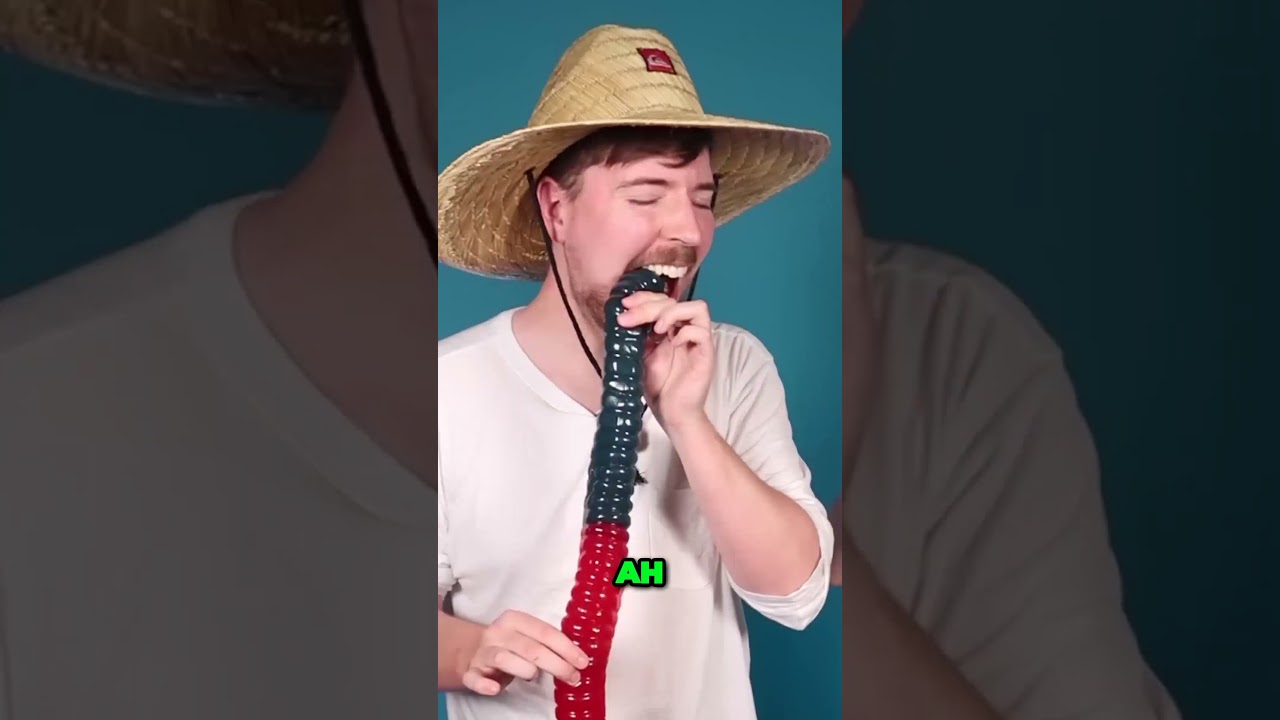 EPIC Gummy Worm Challenge - Taking on the World's Largest!