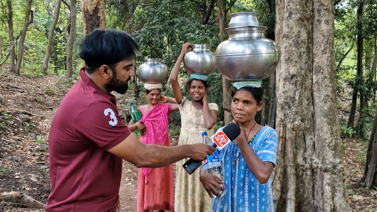 కర్రె గుట్టల్లో 16 రోజలు ఏం జరిగింది|| గుట్ట క్రింద జల దార తాగుతున్న గిరిజనులు|| Exclusive Report