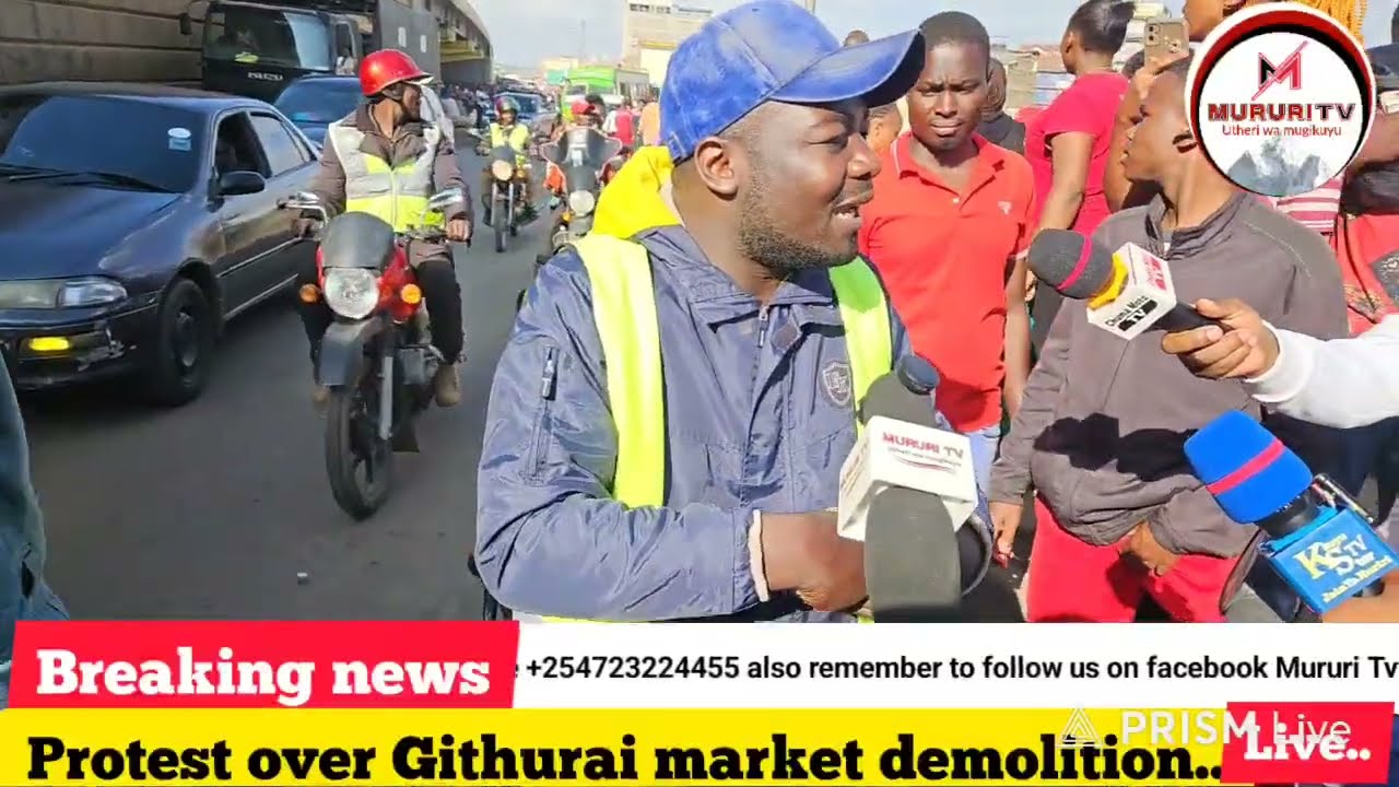GITHURAI IS A NO GO ZONE...ROAD BLOCKED  MAANDAMANO