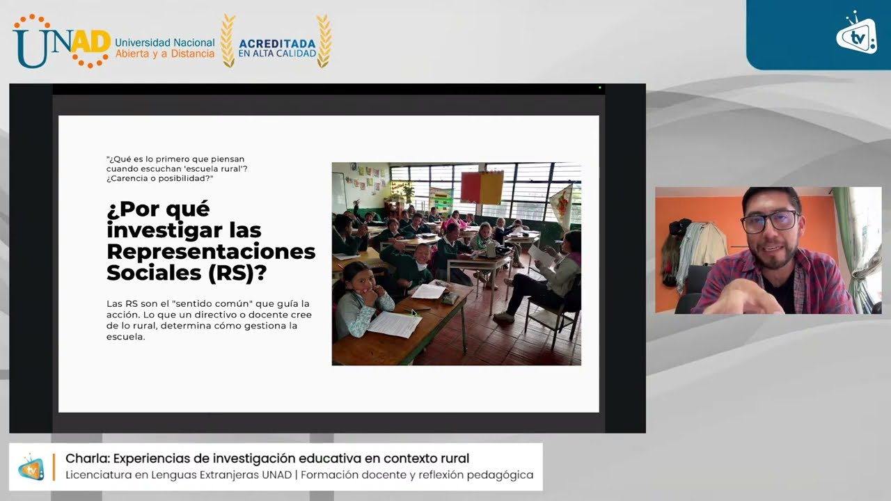 Charla: experiencias de investigaci&oacute;n educativa en contexto rural.