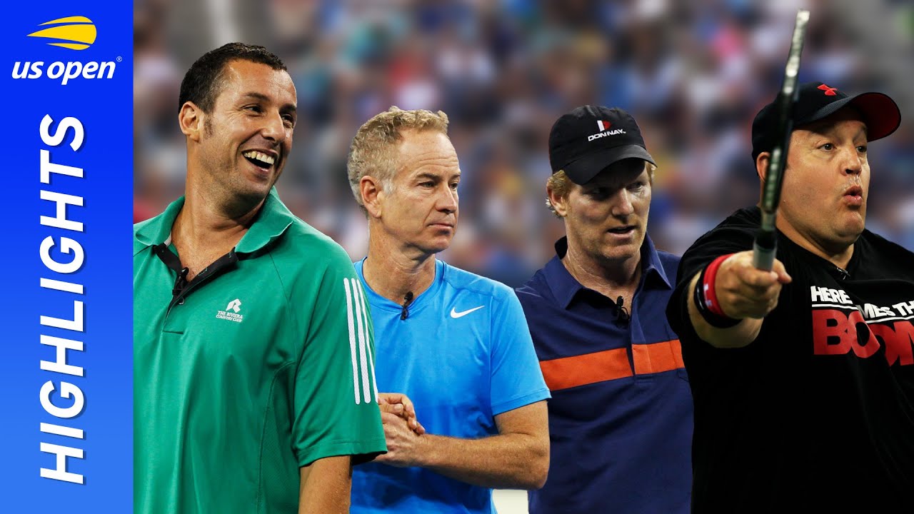 Adam Sandler / John McEnroe vs Kevin James / Jim Courier 