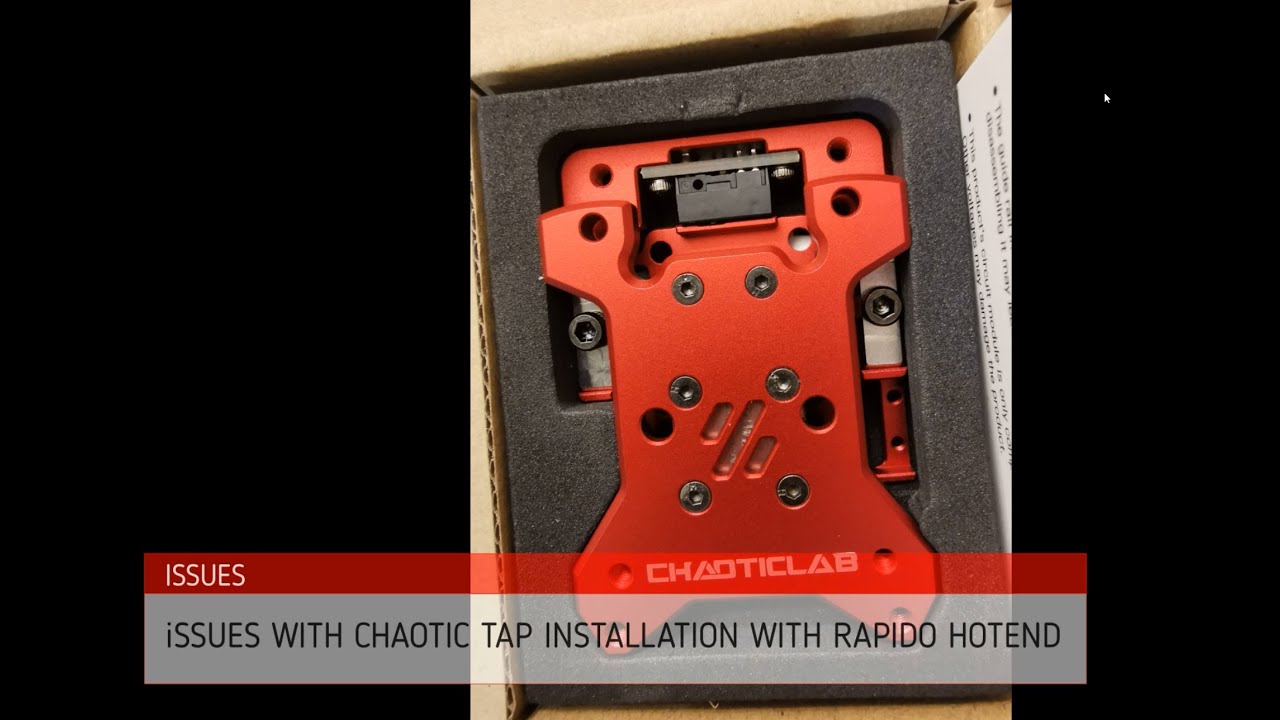 CHAOTIC LABS   VORON CNC TAP   INSTALATION   ISSUES AND SOLUTION
