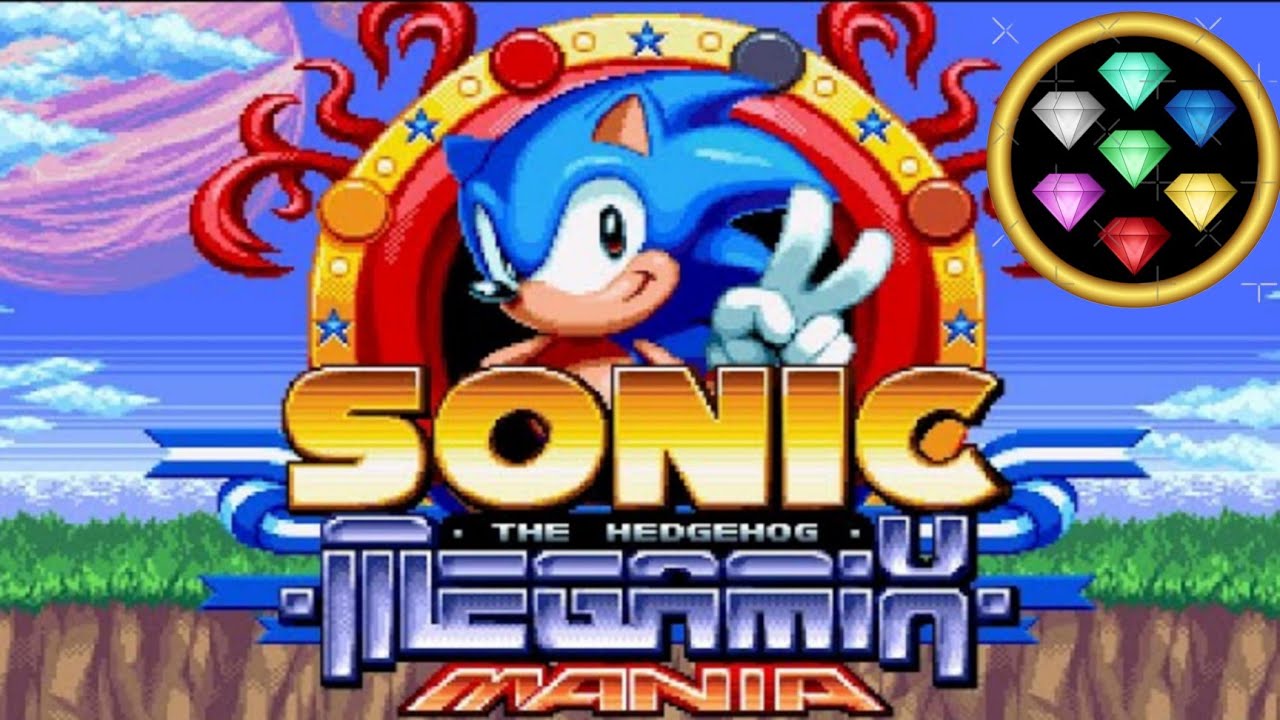 Sonic Megamix Mania (v1.0) - Megamix Mode (Sonic) All Chaos Emeralds, Full Playthrough (1080p/60FPS)