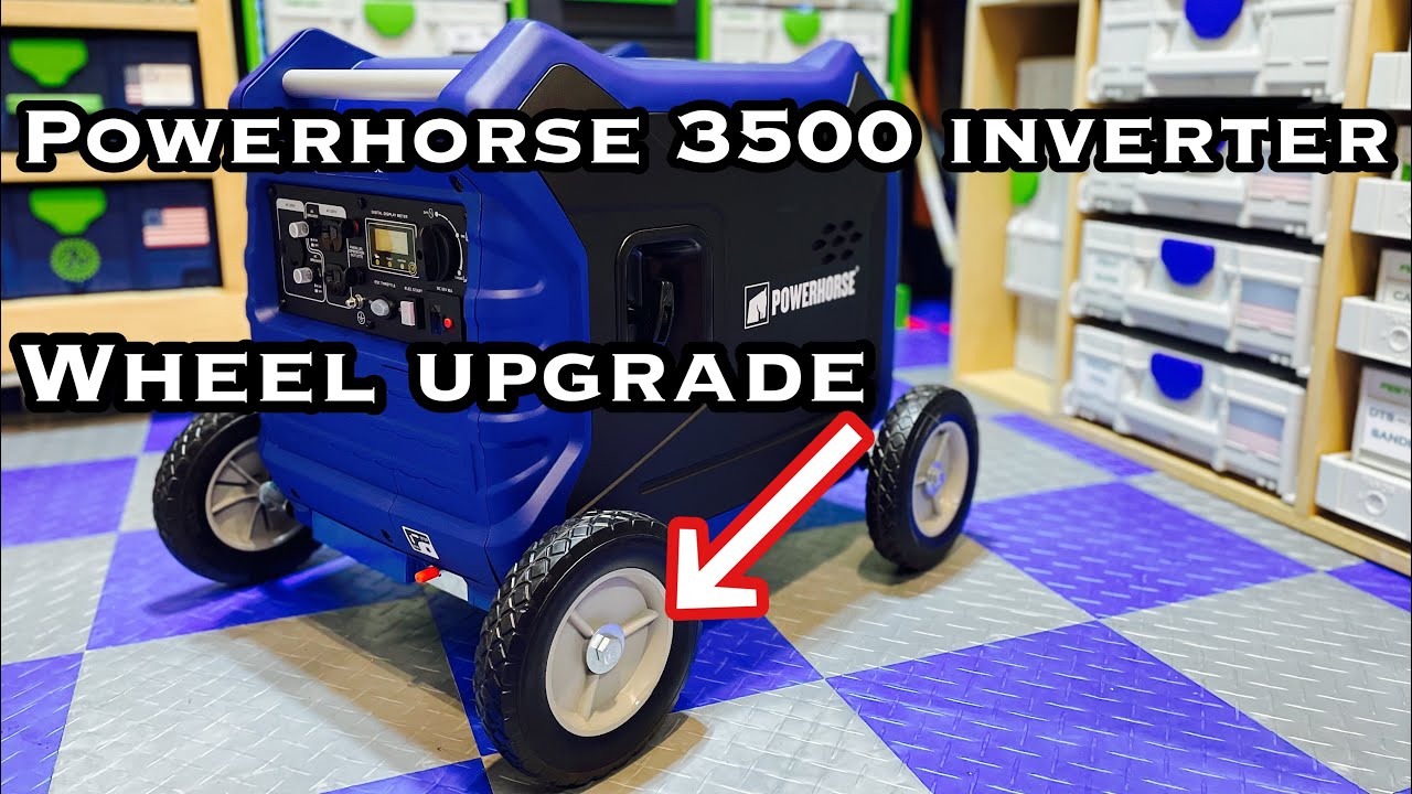 Powerhorse 3500 Inverter Wheel Upgrade!