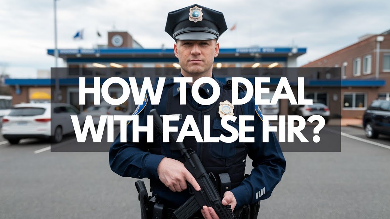 How to deal with False FIR? | Remedy against false FIR | How to handle false allegations?