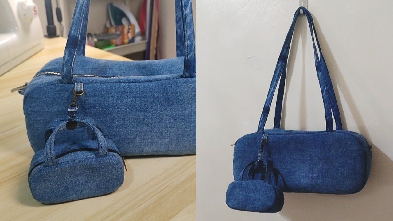 DIY Bag for your Bag | Micro Mini Bag Sewing Tutorial ♻️ 