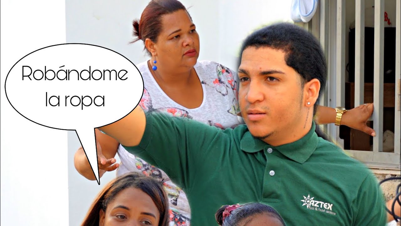 MIENTRAS HABLABA CON SU VECINA LE ROBABA LAS ROPAS 🥵🥵