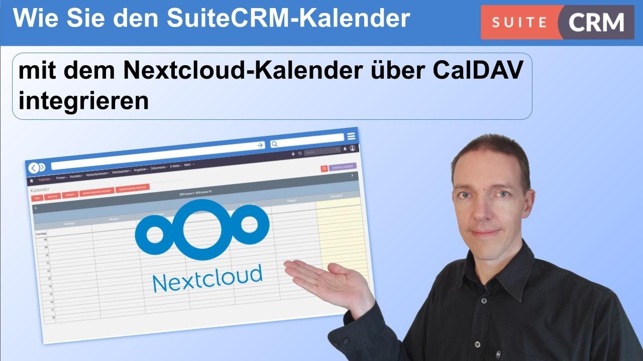 Wie Sie den SuiteCRM 7.15 Kalender mit dem Nextcloud Kalender über CalDAV integrieren