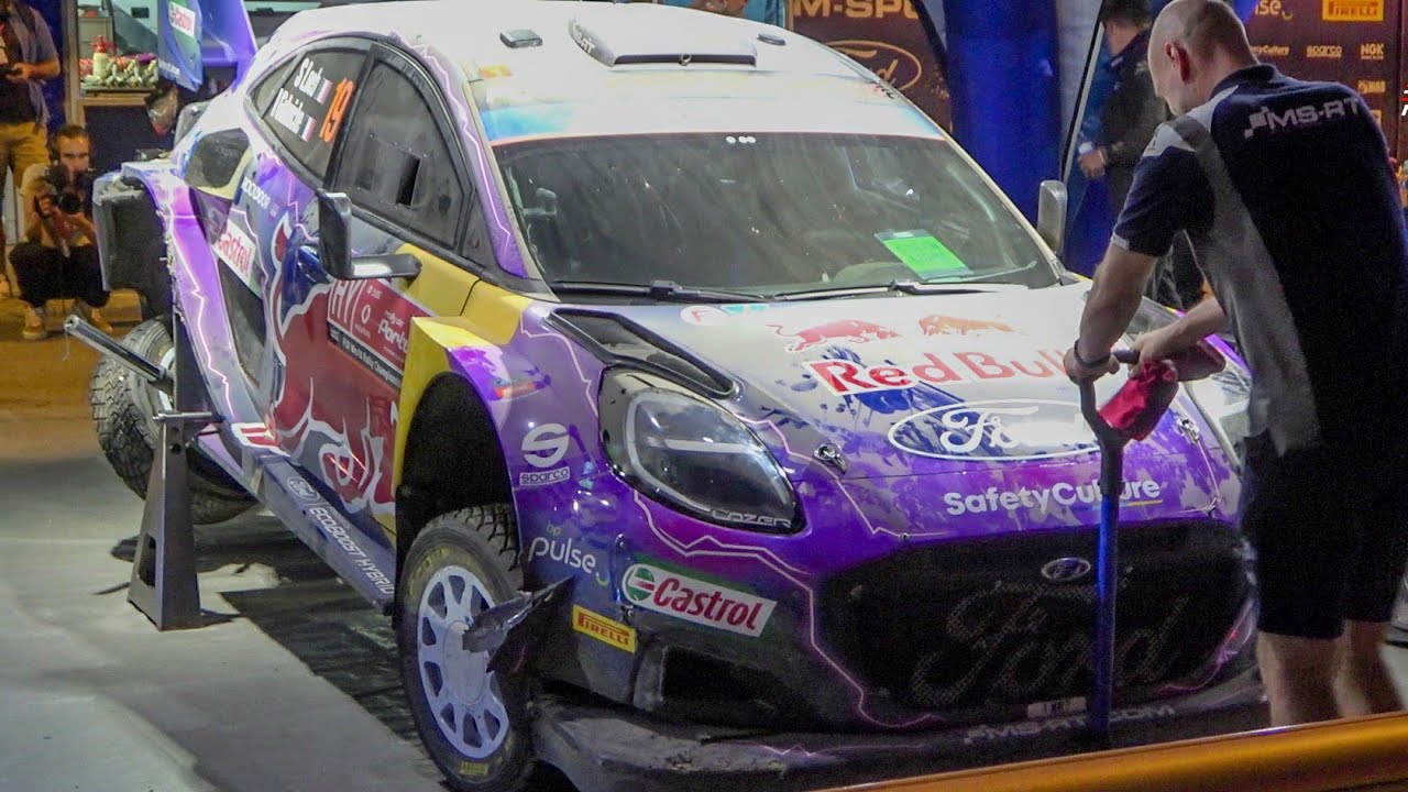 WRC Vodafone Rally Portugal 2022 | M-sport / Mechanics Work Late Night Shift | Service Park Day 2