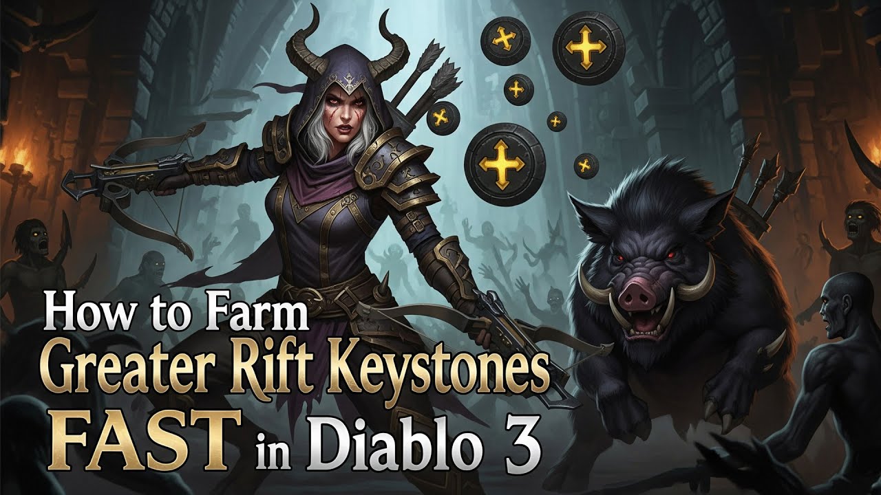 How to Farm Greater Rift Keystones FAST in Diablo 3 (Season 35 Guide)