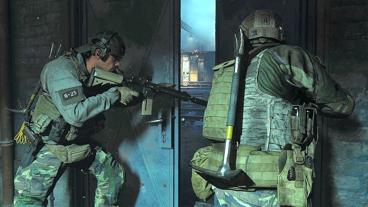 USMC против Спецназа (Туман войны) Call of Duty: Modern Warfare NPC Wars 2