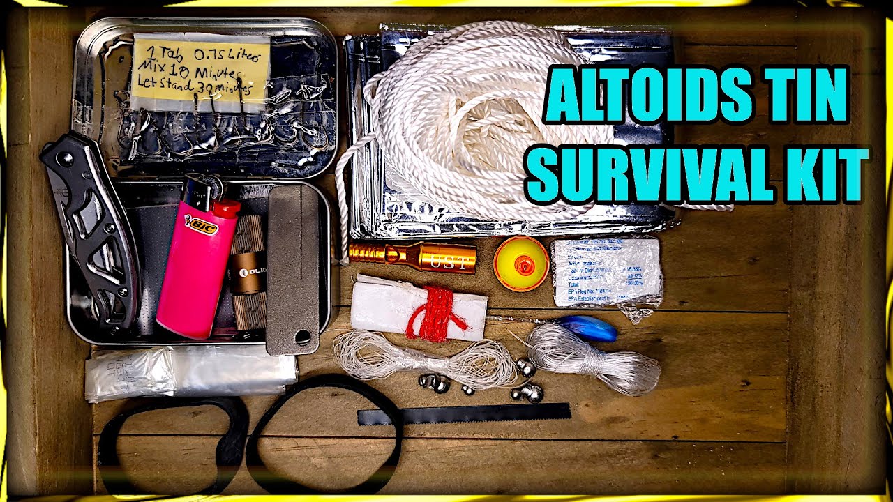 Altoids Survival Tin EDC Mini Survival Kit