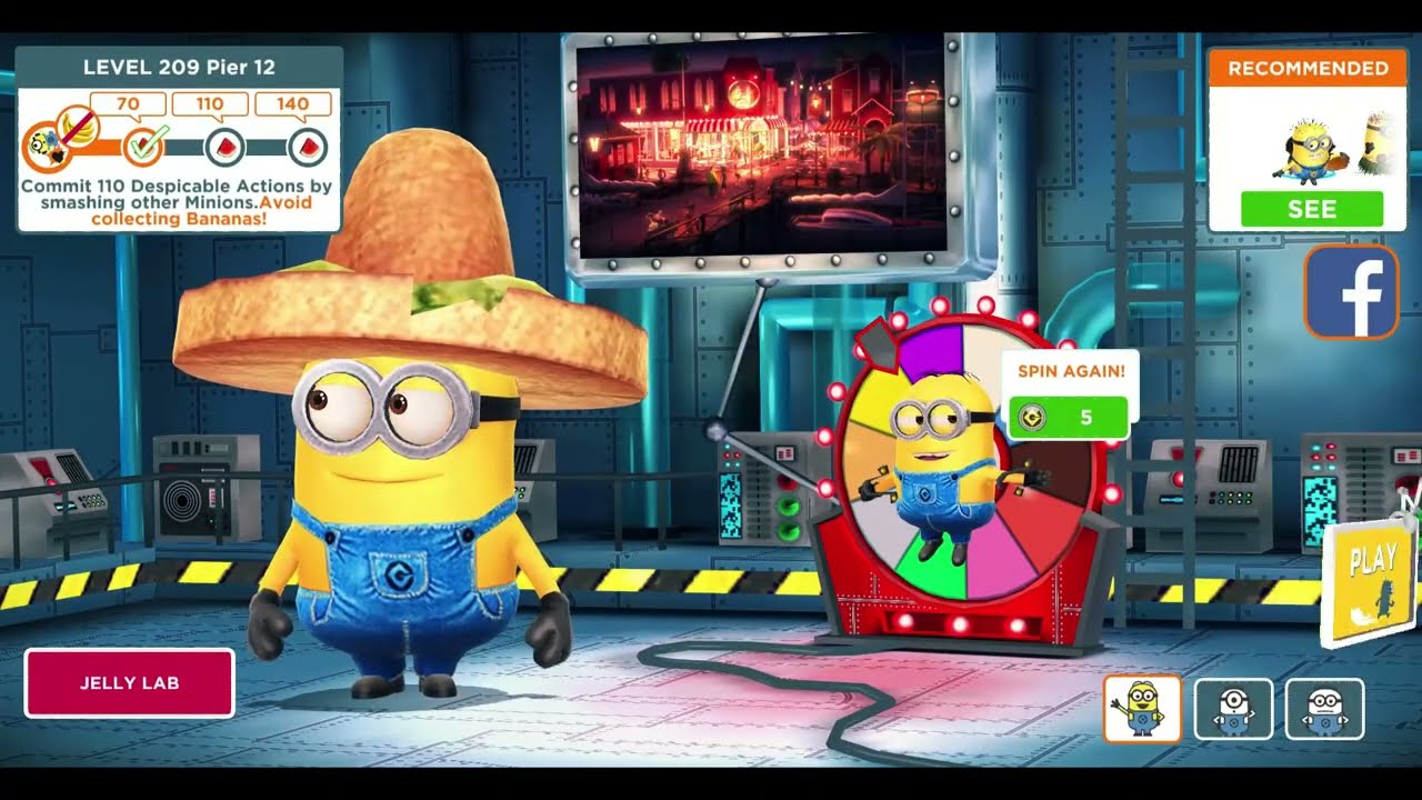 MINION RUSH PIER 12 INCREASE ACTIONS AVOID COLLECTING