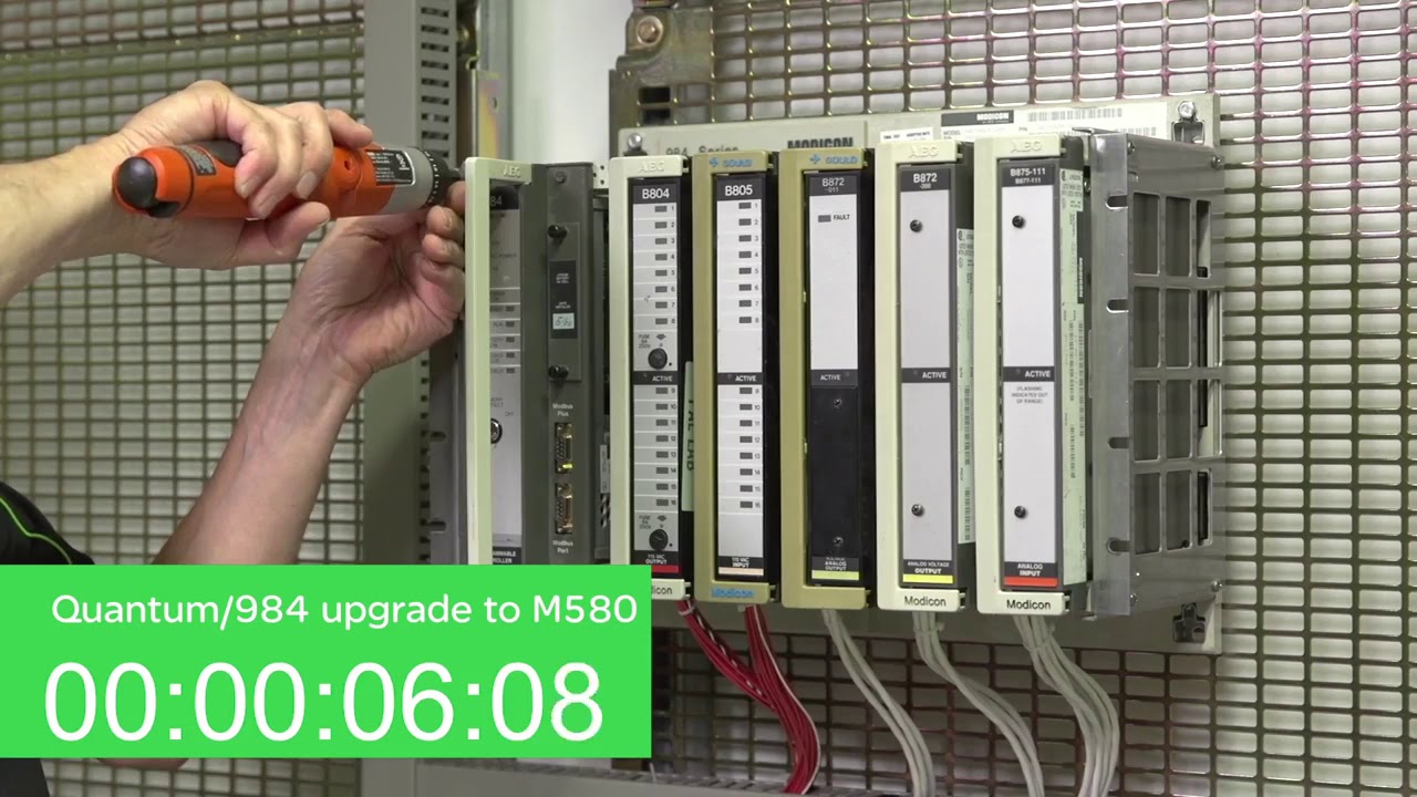 Upgrade your Quantum PLC to Modicon M580
