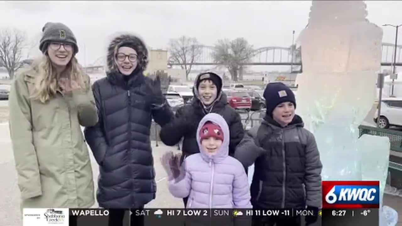 Hello, Quad Cities from IceStravaganza in Davenport