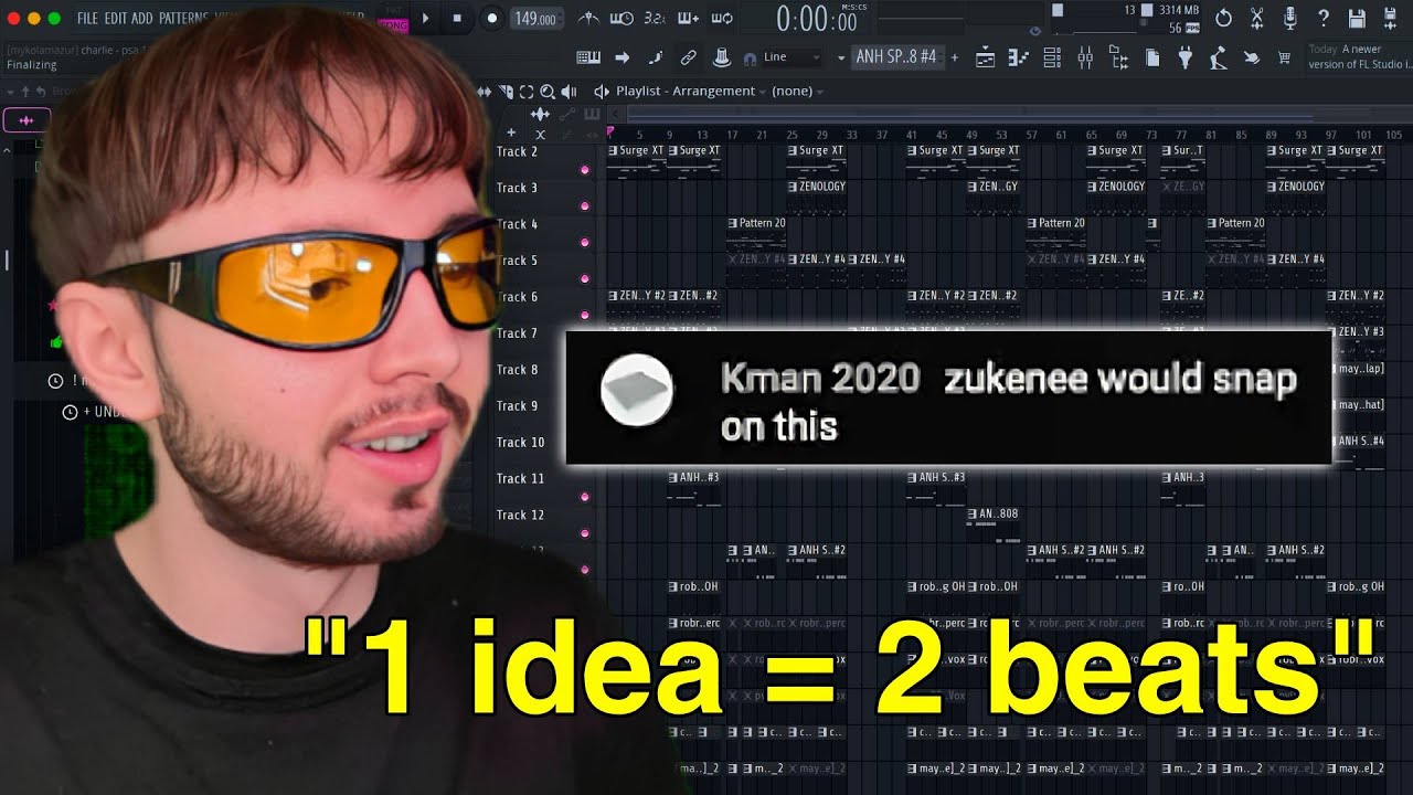 making a hard glo beat for zukenee & a pluggnb beat
