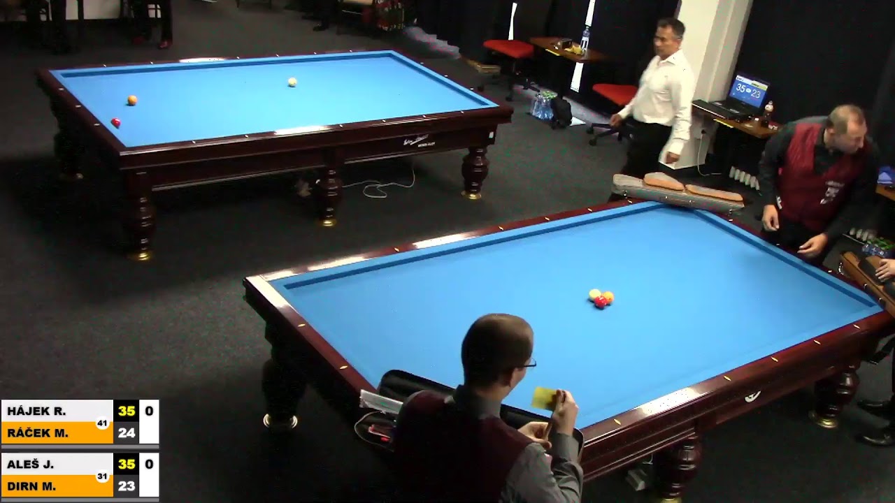Czech Tournament 3-cushion IT MT Marcel Dirn v Jan Ale&scaron;
