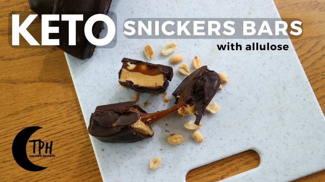 Keto Snickers Bar UPDATED RECIPE | Low-Carb Candy Bar