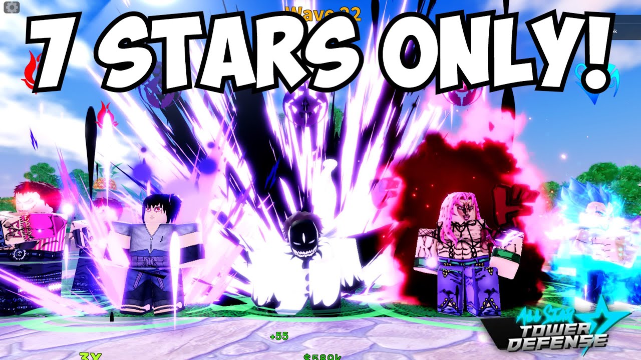 New 7 Stars Only Challenge 2.0 Vs. Infinite Mode (BUSTED OP!) | All Star Tower Defense Solo