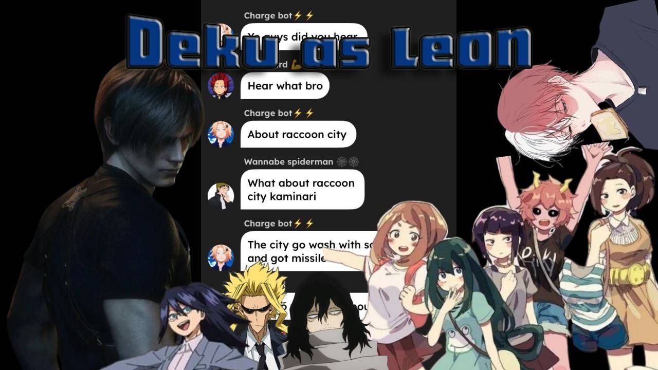 BNHA/MHA/Deku as Leon S Kennedy!!!