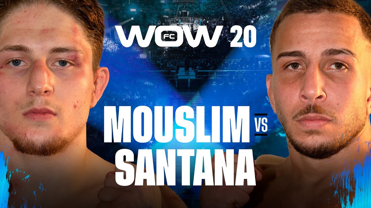 WOW 20 La Noche de Los Campeones | Mouslim vs Santana | Combate Completo | MMA Full Fight