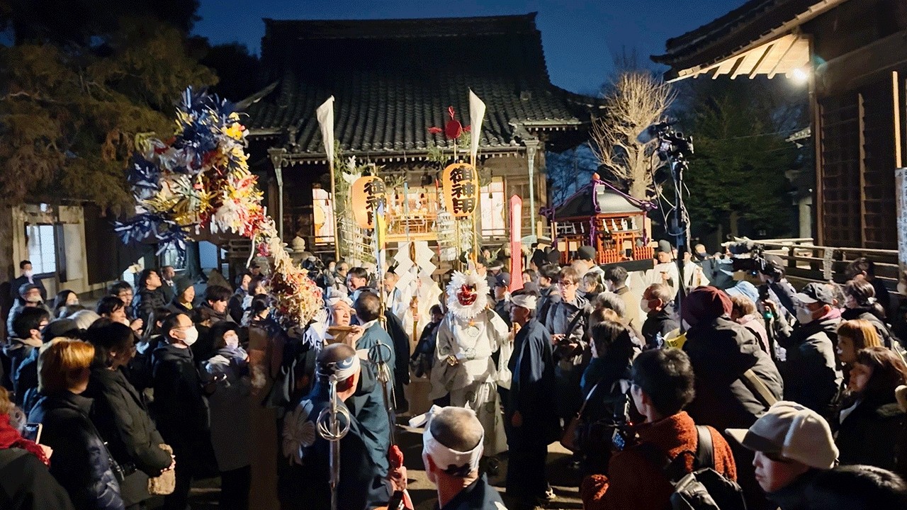 赤塚諏訪神社　板橋の田遊び　千年以上続く予祝祭　4K60