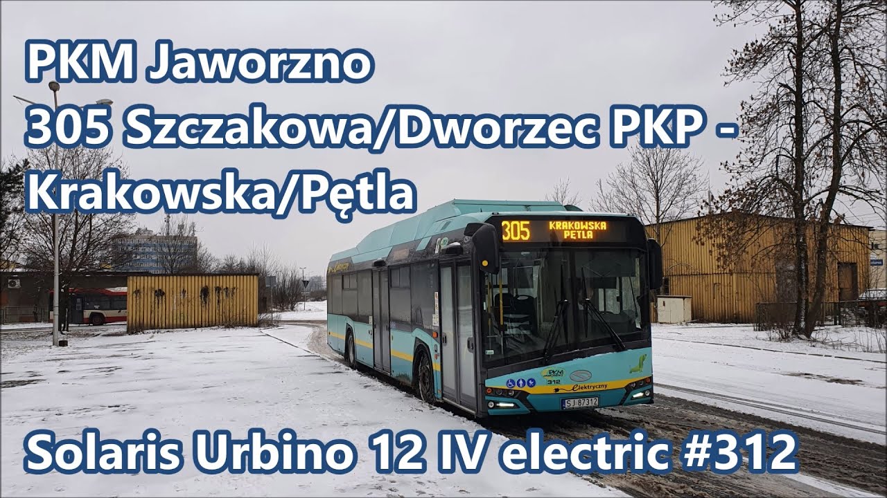 PKM Jaworzno - linia 305, Solaris Urbino 12 IV electric #312