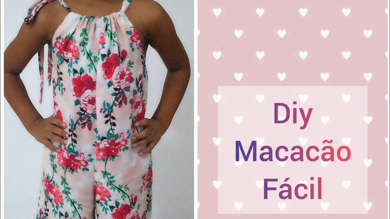 Macacão Fácil e lindo. Infantil
