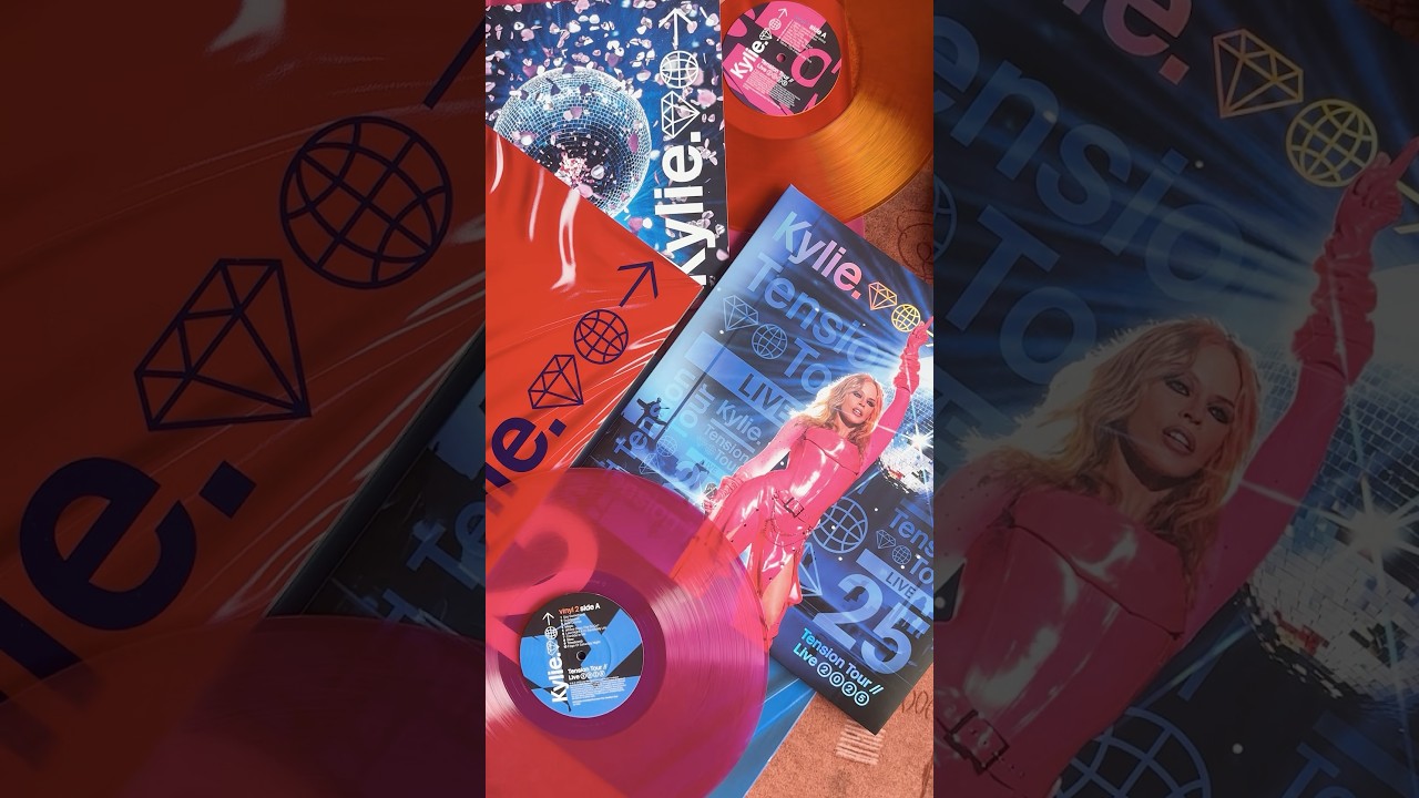 Tension tour on vinyl 💎 #kylieminogue #vinylcommunity #vinylreview