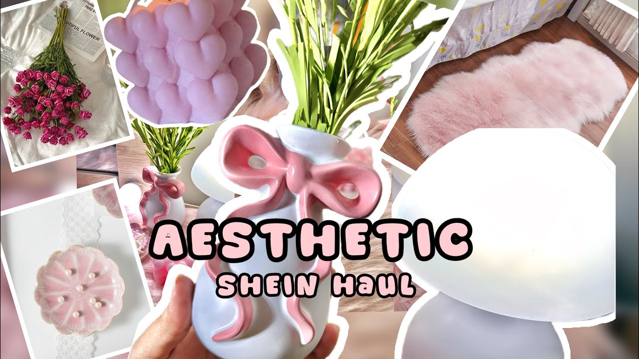 Aesthetic SHEIN Home Decor Haul ✨ | Girly Room Decor Finds🎀🎀
