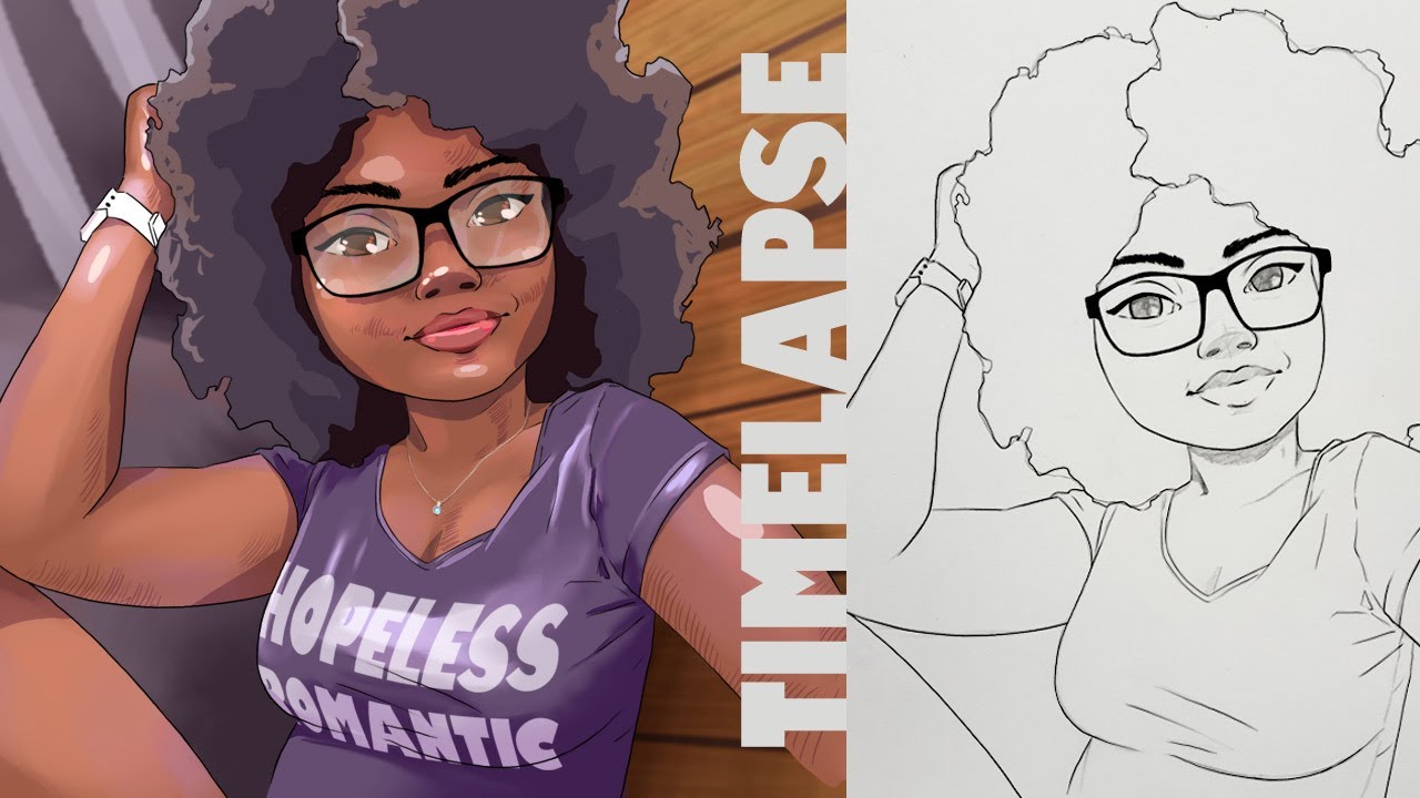 Digital Portrait TIMELAPSE