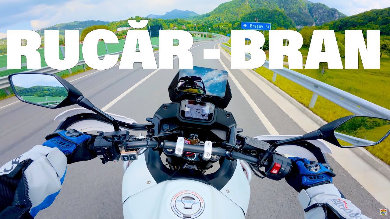 Culoarul Rucăr-Bran cu Motocicleta – Drum în Lucru, Semafoare și Pietriș până la Izvorul Rece (2025)