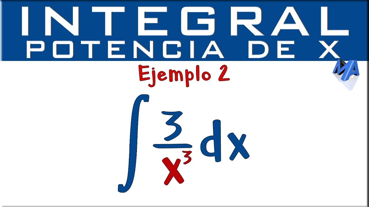 Integral de x elevado a la n | Potencia de x en el denominador | Ejemplo 2
