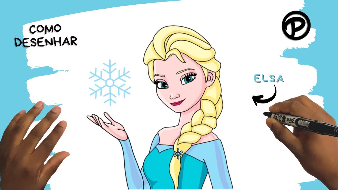 Como desenhar a Elsa de Frozen