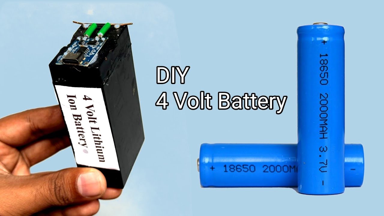 DIY Lithium (18650) Replacement for 4 volt Lead Acid Battery
