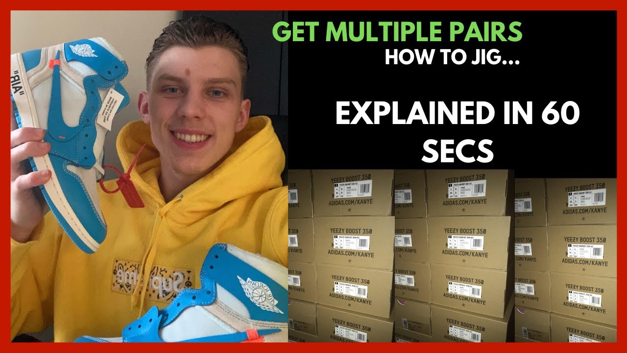 Easiest Way To Cop Multiple Sneakers To SAME ADDRESS (JIGS EXPLAINED IN 60 SECONDS)