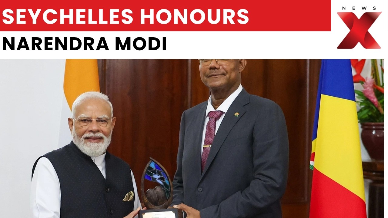 PM Modi Seychelles Honour Row: Congress Slams &lsquo;Guardian of Blue Horizon&rsquo; Award Claim | NewsX