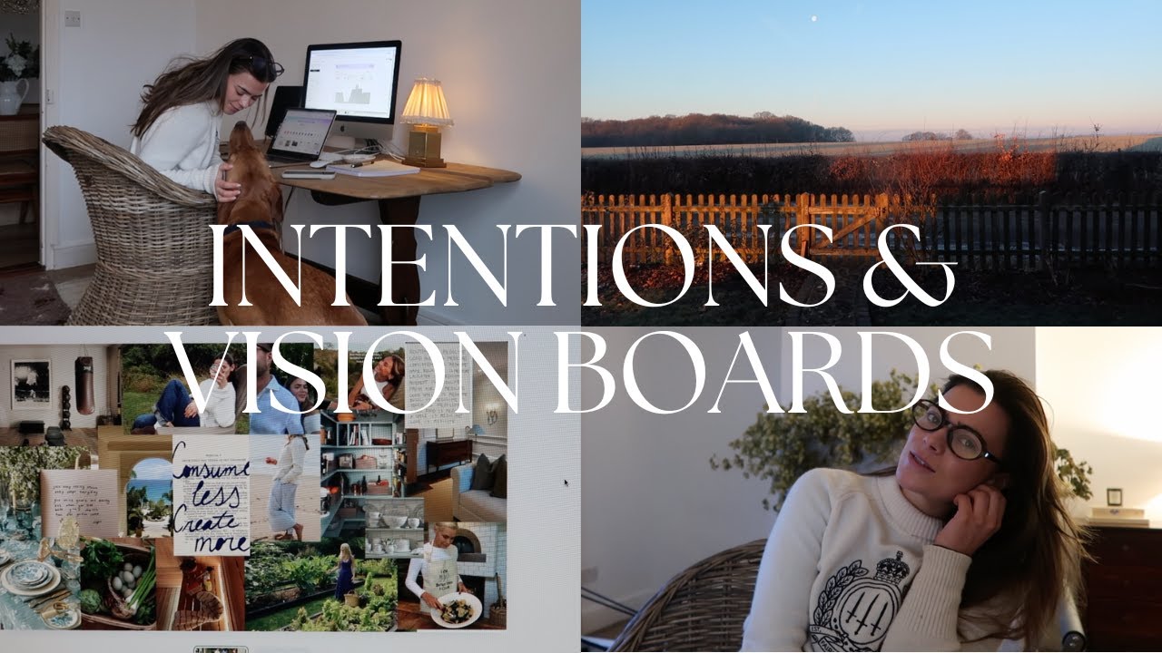 A SLOW START TO THE YEAR / SETTING INTENTIONS, MY VISION BOARD & PLANNING FOR 2026