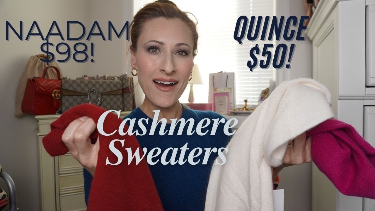 Naadam & Quince Cashmere Sweater Review! Are these prices for real?!