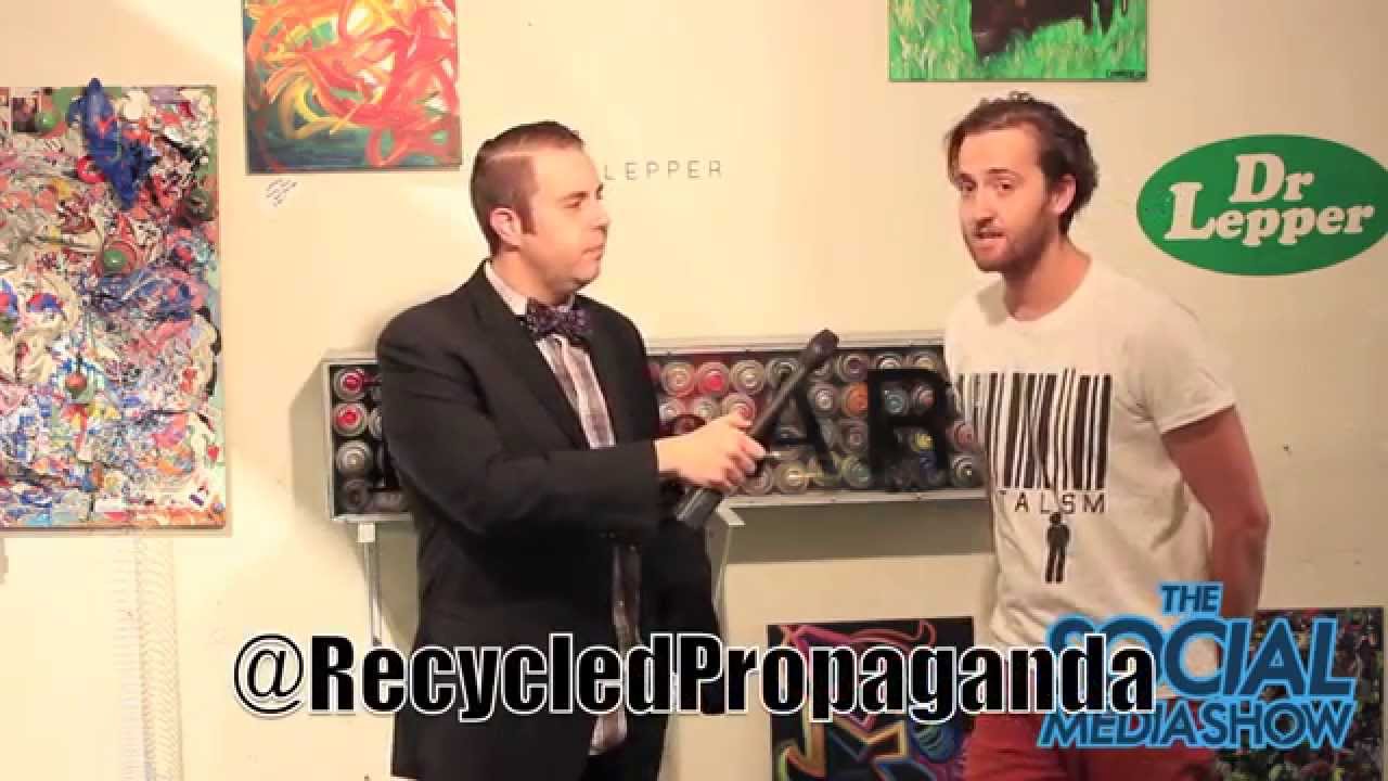 Recycled Propaganda Interview  - TheSocialMediaShow.com
