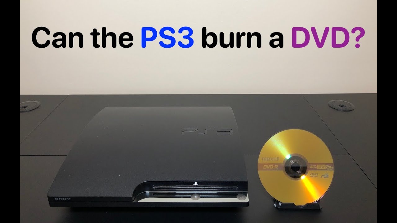 Can the PS3 burn a DVD?