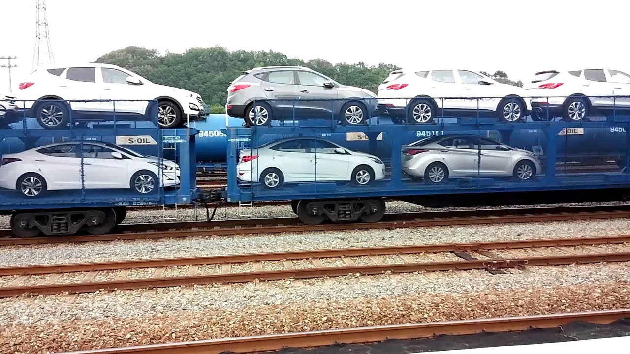 동해남부선 태화강발 광운대행 화물열차