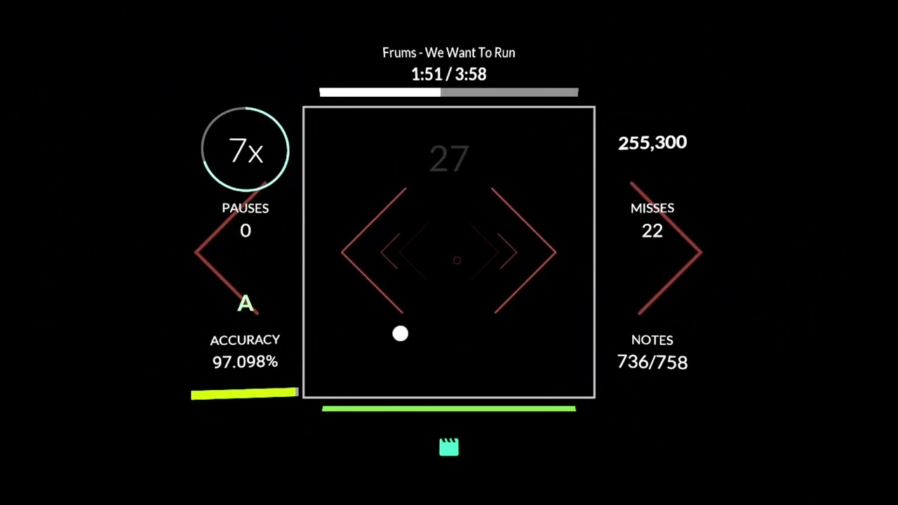 Rhythia: Frums - We Want To Run (final drop run)