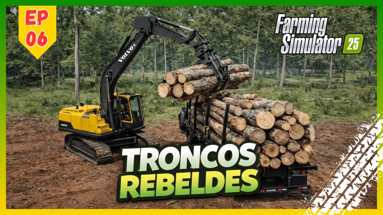 TRONCOS REBELDES 😱🌲 ¡El Remolque EXPLOTA de Madera!