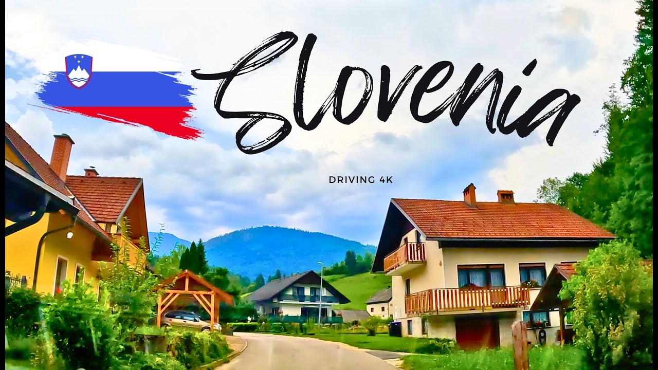 DRIVING IN SLOVENIA 🇸🇮 4K SCENIC ROADS THROUGH SLOVENIAN VILLAGES AND FOREST WITH RELAXING MUSIC