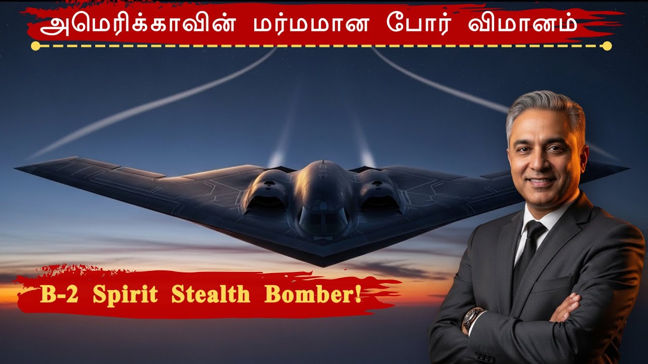 அமெரிக்காவின் மர்மமான போர் விமானம்: B-2 Spirit Stealth Bomber!